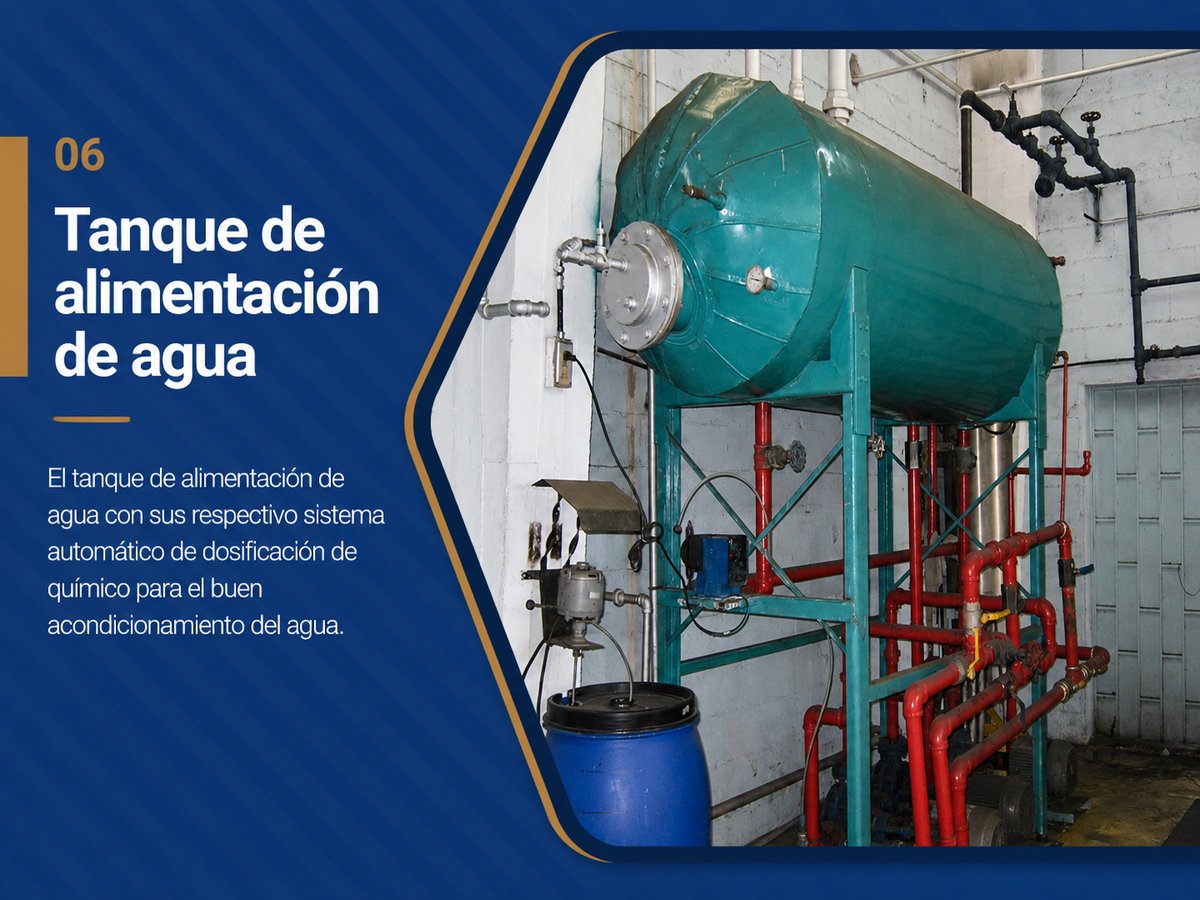 Tanque de alimentación de agua
